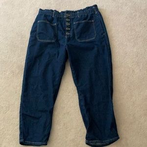 Anthropologie paper bag waist jeans